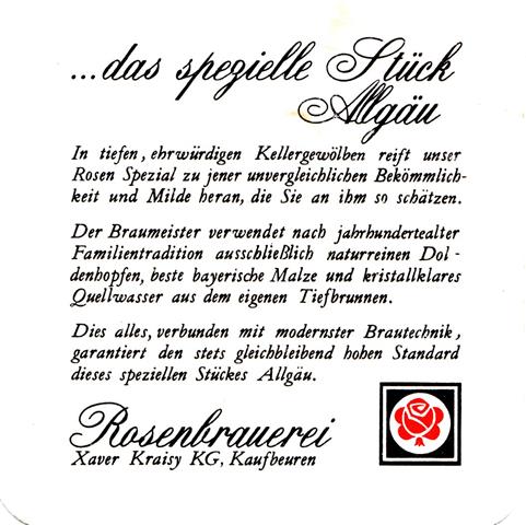 kaufbeuren kf-by rosen quad 4b (180-das spezielle stück-schwarzrot)